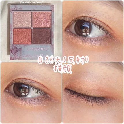 シルキースフレアイズ/キャンメイク/アイシャドウパレットを使ったクチコミ(7枚目)