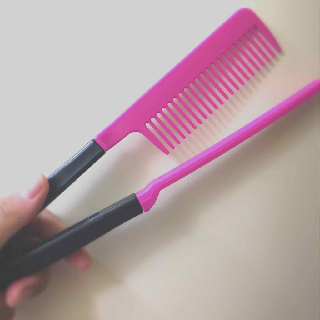 はさんでサラ髪ストレート！ ブロー＆スタイリングコーム/セイワ・プロ/ヘアコームを使ったクチコミ（1枚目）