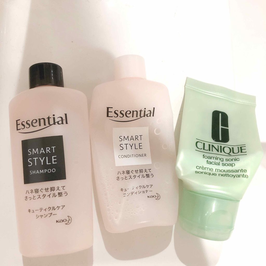 寝ぐせ抑制 シャンプー／コンディショナー/エッセンシャル/市販シャンプーを使ったクチコミ（1枚目）