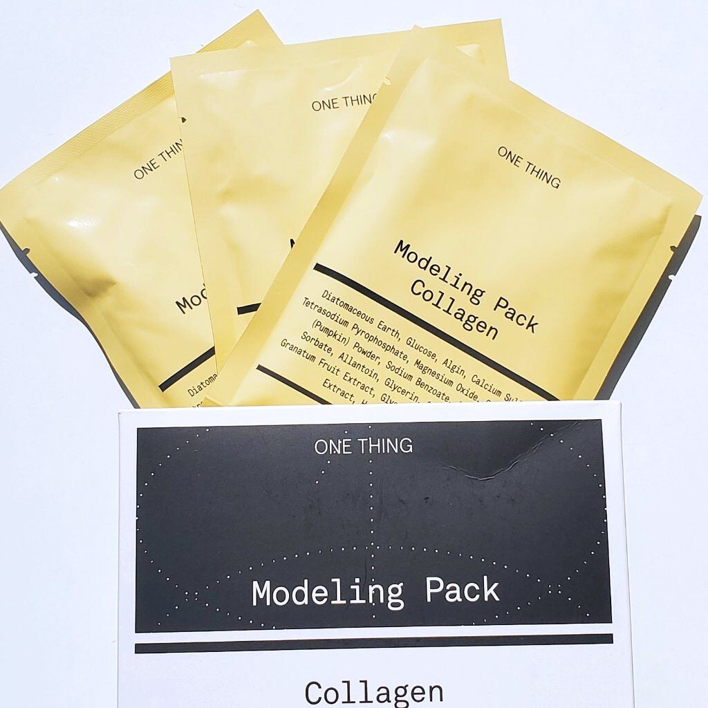 モデリングパック コラーゲン/ONE THING/シートマスク・パックを使ったクチコミ(1枚目)