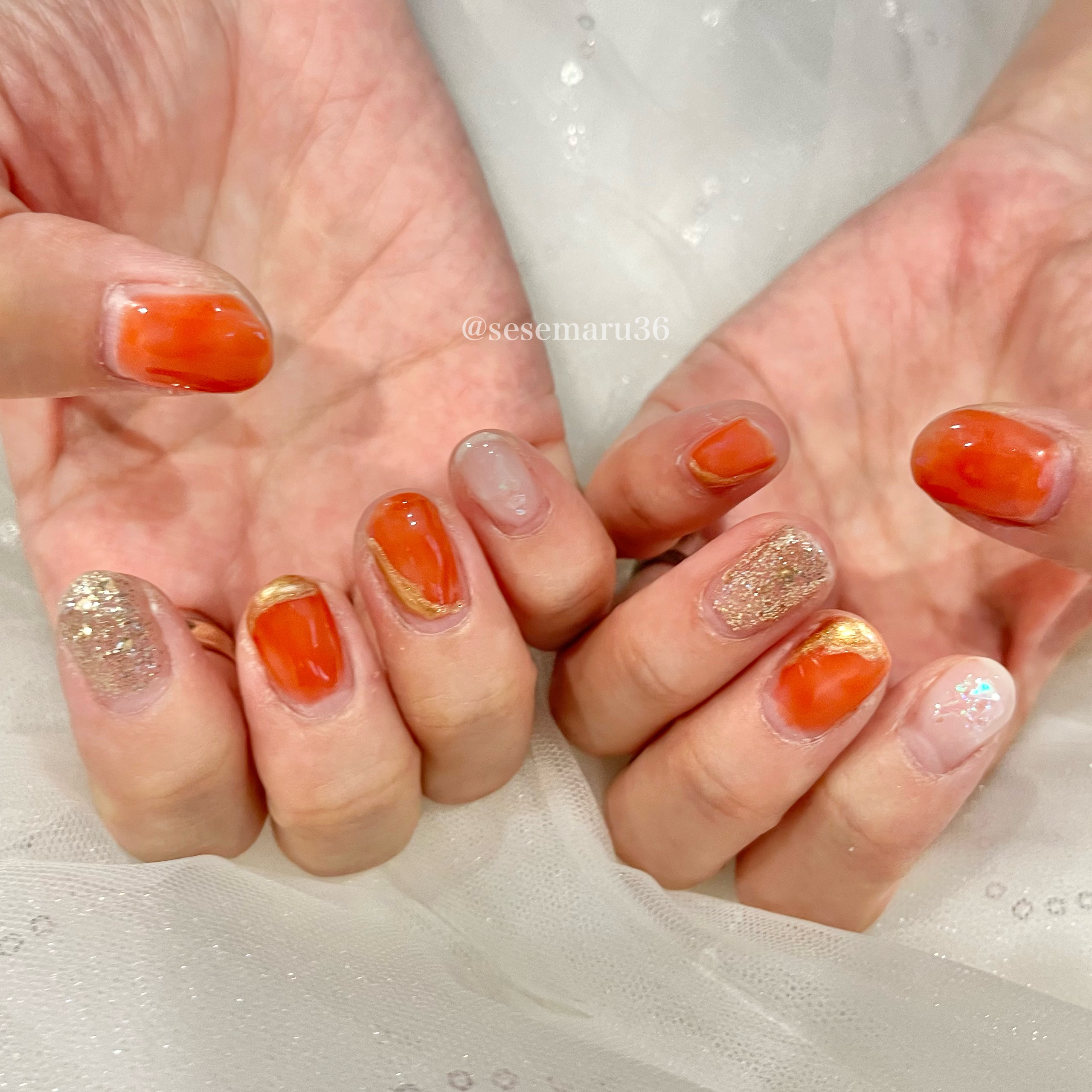 ジェルミーデコジェル/ジェルミーワン/ジェルネイルを使ったクチコミ（1枚目）