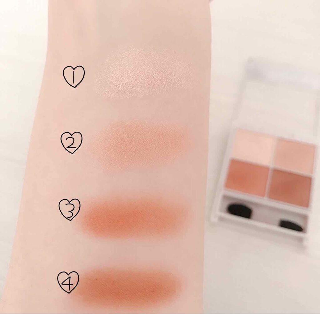 シルキースフレアイズ/キャンメイク/アイシャドウパレットを使ったクチコミ(3枚目)