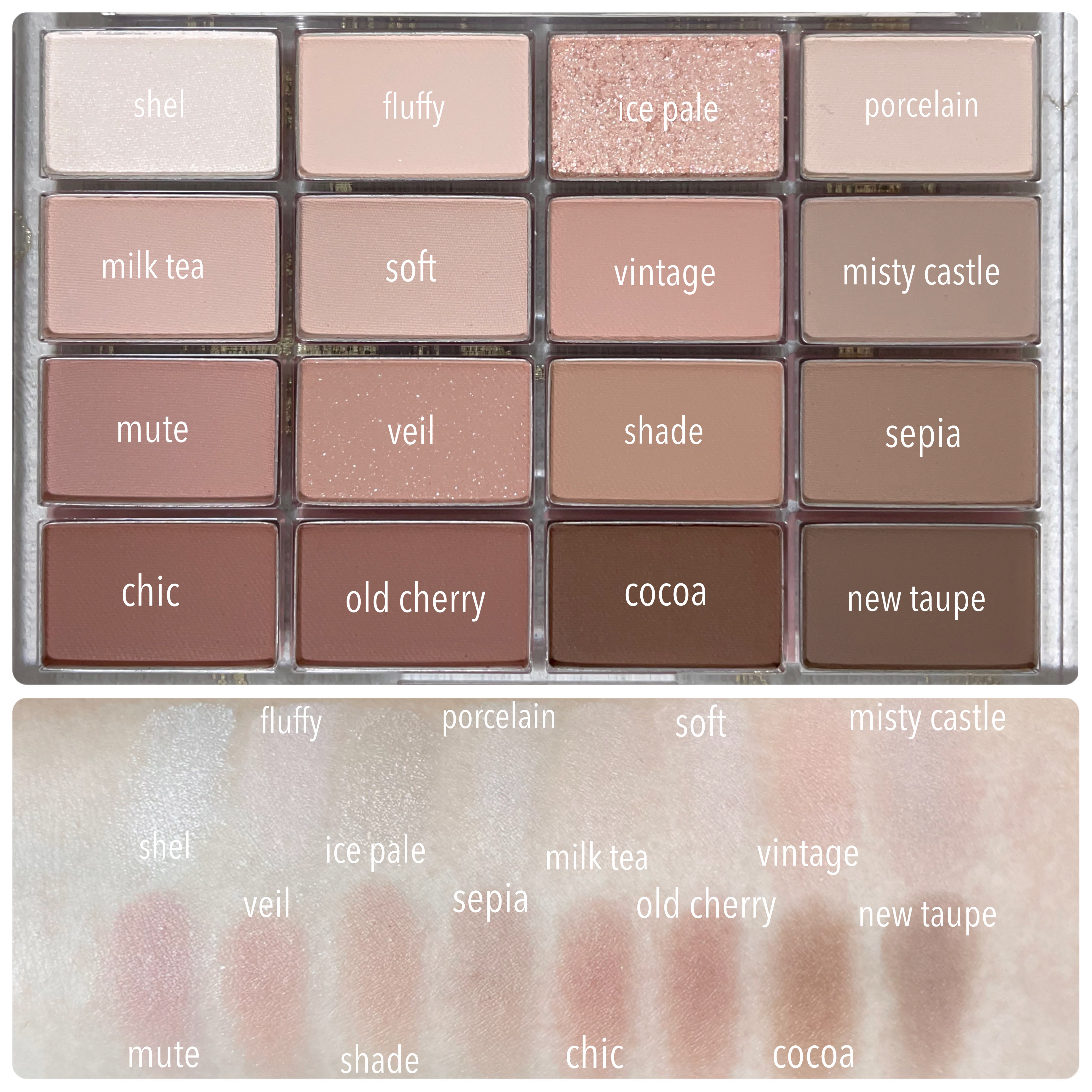 ソフトブラーリングアイパレット/wakemake/アイシャドウパレットを使ったクチコミ（2枚目）