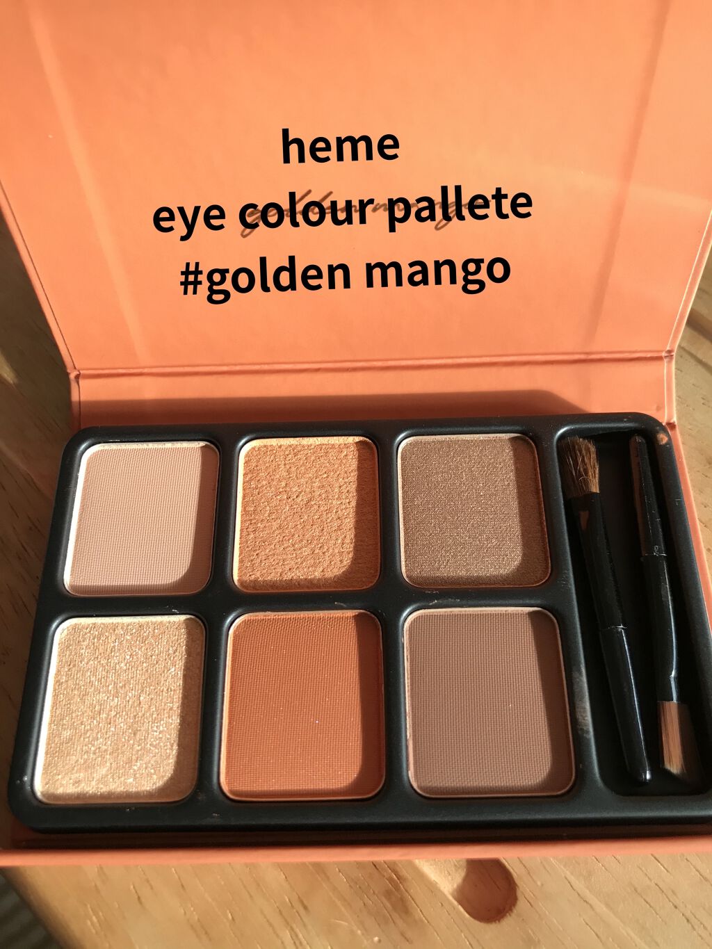 アイカラーパレット/heme/アイシャドウパレットを使ったクチコミ（1枚目）