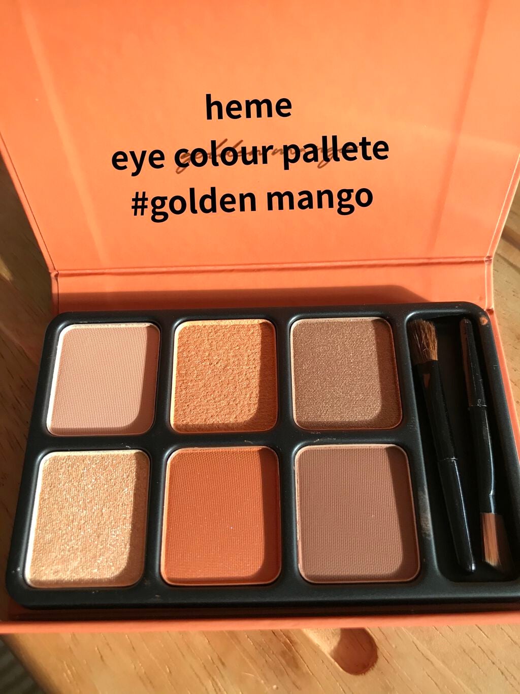 アイカラーパレット/heme/アイシャドウパレットを使ったクチコミ(1枚目)