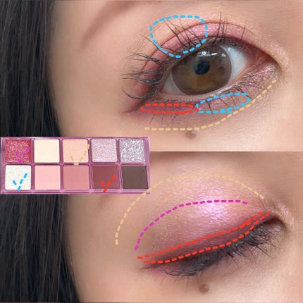 ベターザンパレット/rom&nd/アイシャドウパレットを使ったクチコミ(3枚目)