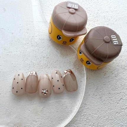 naomi on LIPS 「ドットとガラスフレンチ❤︎@fuekigel.jpのカラーは一..」(2枚目)