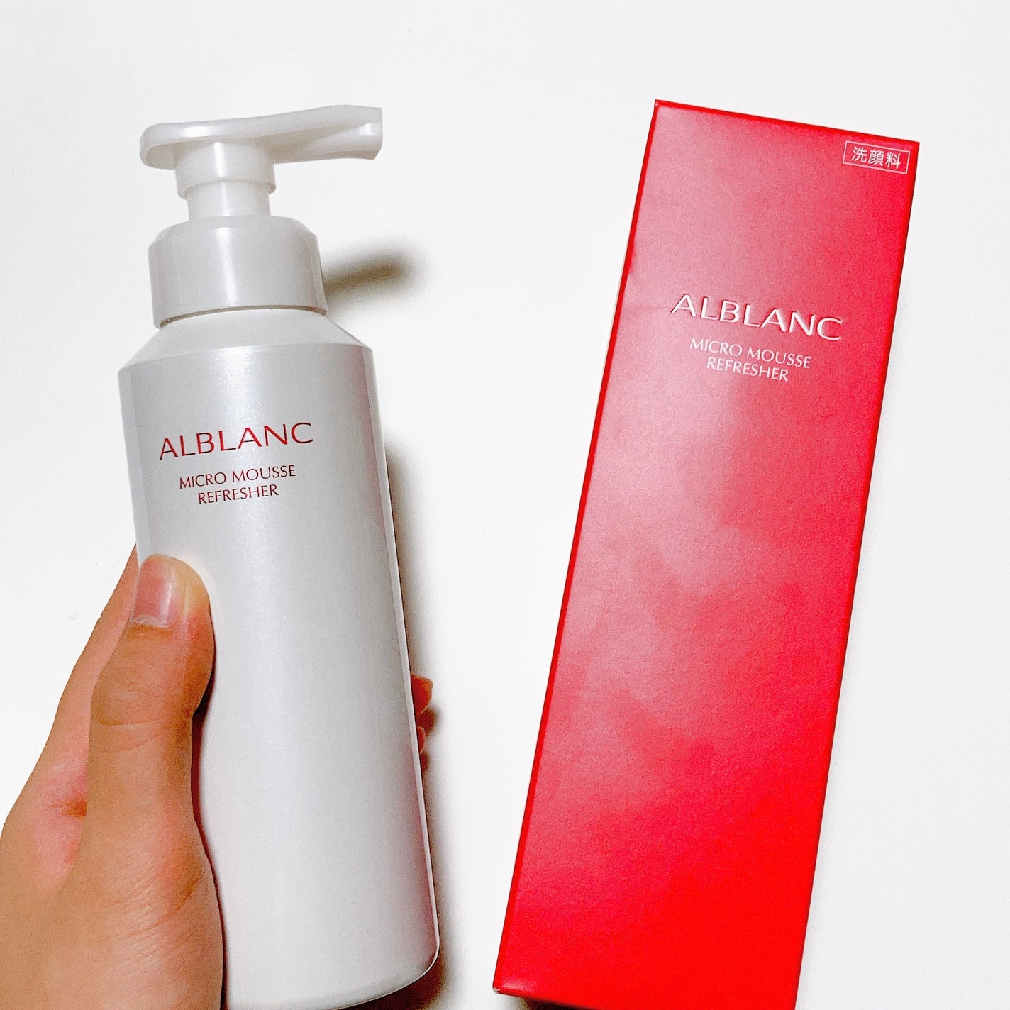マイクロムース リフレッシャー/ALBLANC/泡洗顔を使ったクチコミ(5枚目)
