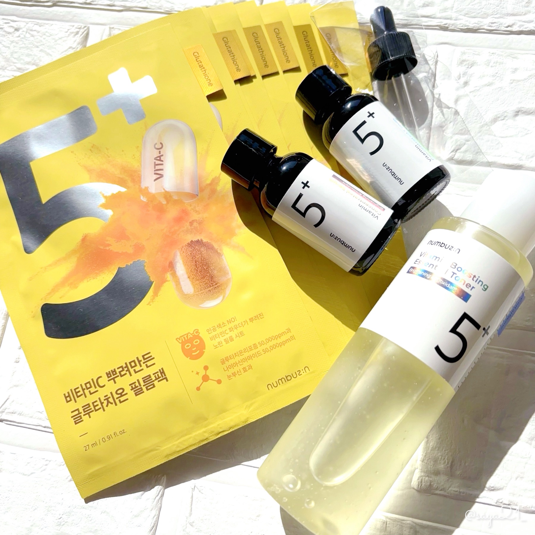 3番 すべすべキメケアセラム/numbuzin/美容液を使ったクチコミ（2枚目）