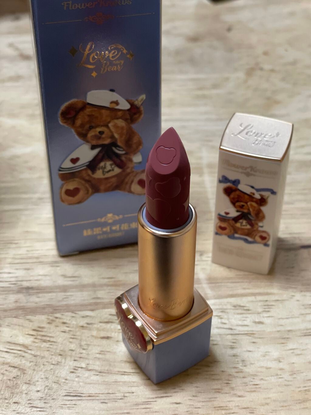Love Bear マットリップスティック/FlowerKnows/口紅を使ったクチコミ(1枚目)