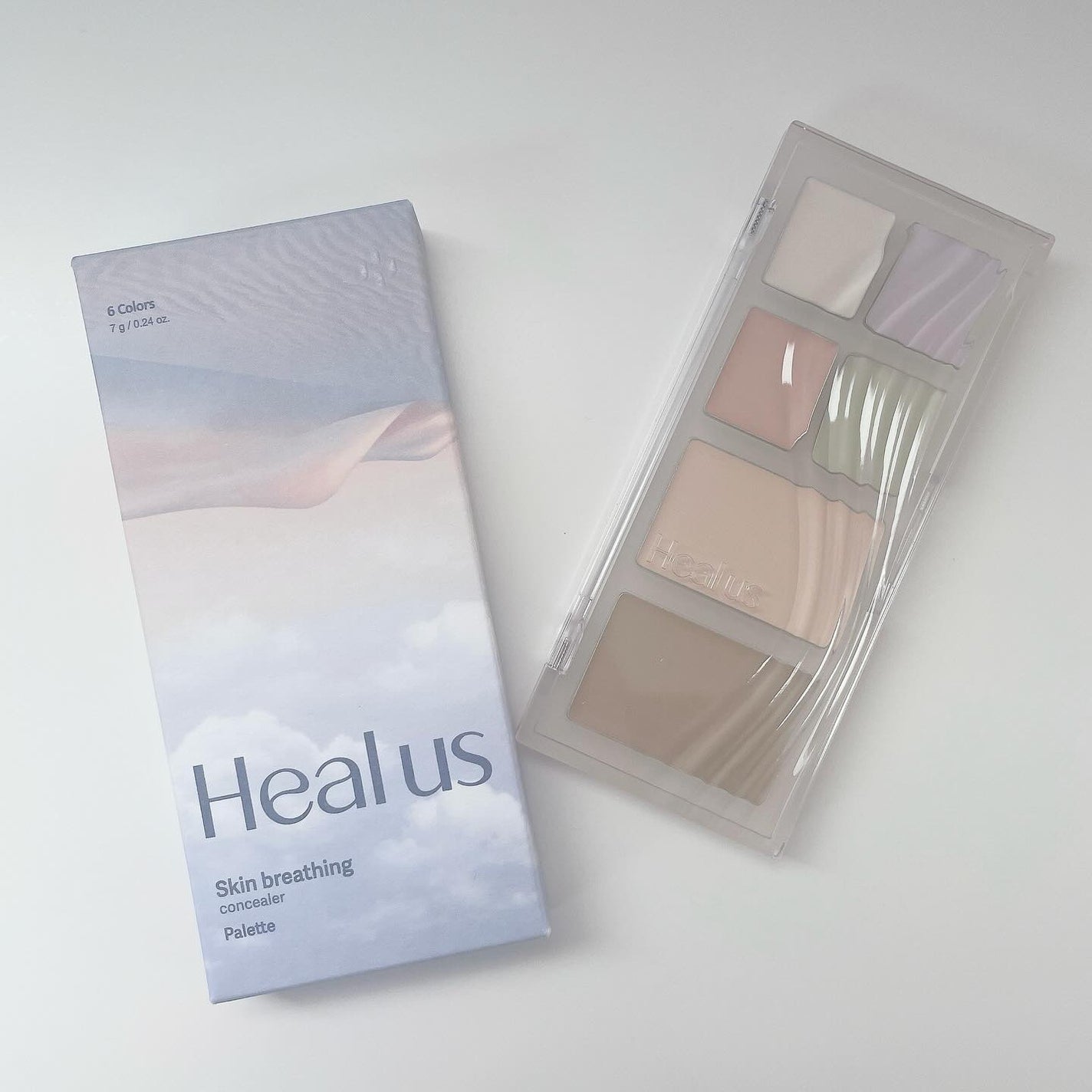 skin breathing concealer palette/Healus/パレットコンシーラーを使ったクチコミ(1枚目)