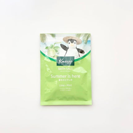 クナイプ バスソルト ライムミントの香り/クナイプ/無機塩系入浴剤を使ったクチコミ(2枚目)