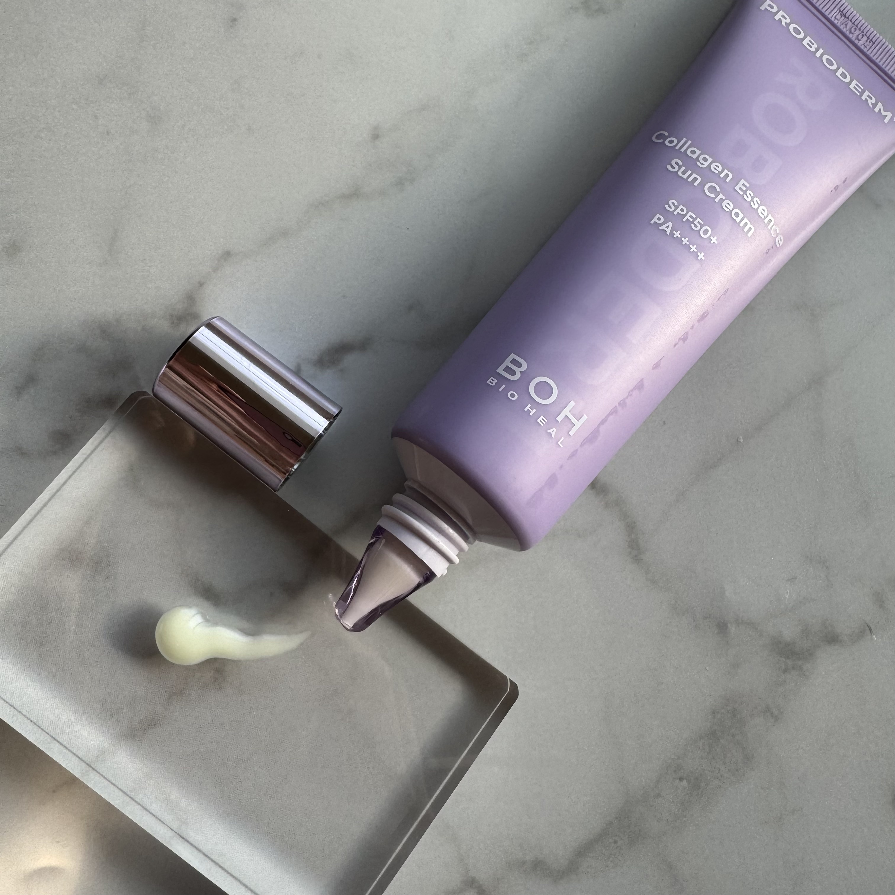バイオヒールボ プロバイオダーム™ コラーゲン エッセンス サンクリーム/BIOHEAL BOH/日焼け止めローションを使ったクチコミ（3枚目）