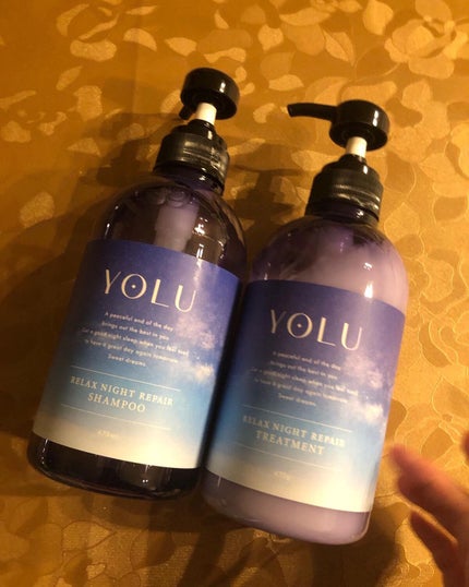 リラックスナイトリペア シャンプー/トリートメント/YOLU/市販シャンプーを使ったクチコミ(1枚目)