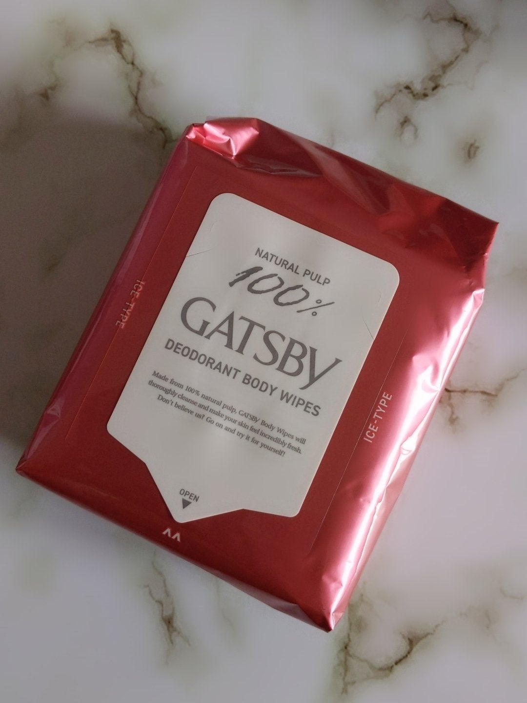 アイスデオドラント ボディペーパーN フリーズピーチ/ギャツビー/ボディシートを使ったクチコミ(2枚目)