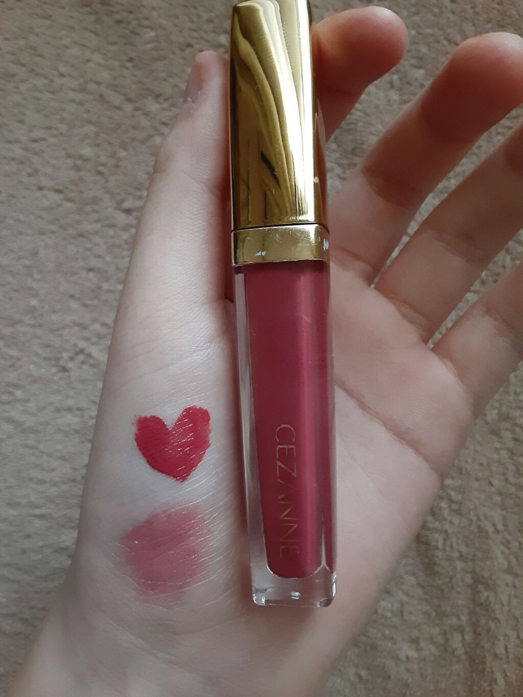 カラーティントリップ/CEZANNE/リップティントを使ったクチコミ（1枚目）