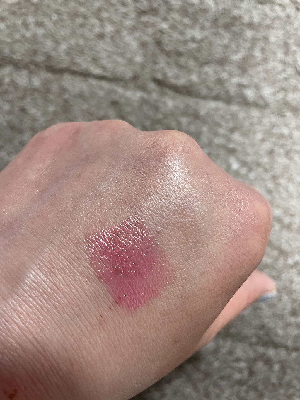 なめらか質感ひと塗りルージュ PK14/AUBE/口紅を使ったクチコミ（2枚目）