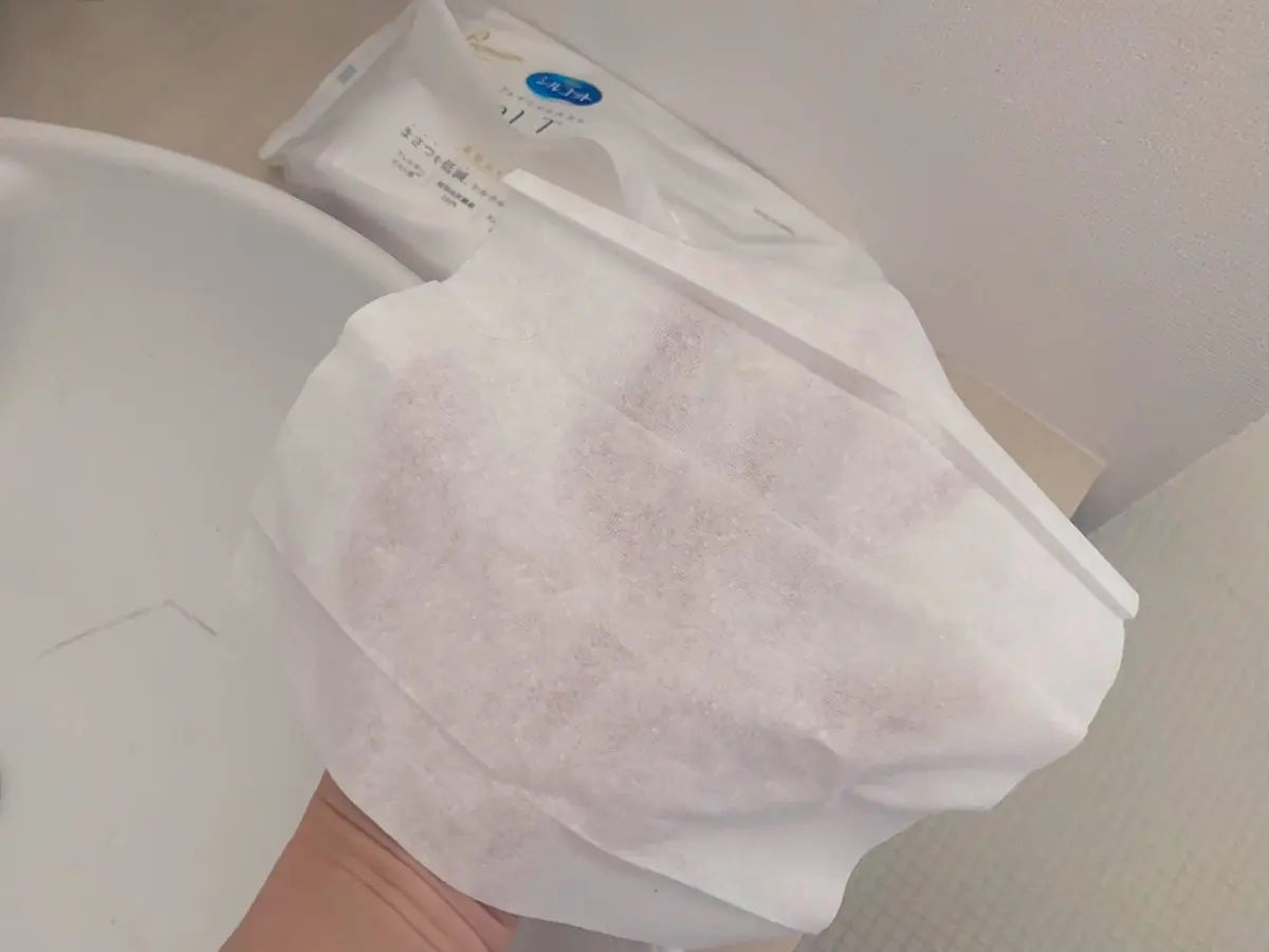 シルコットフェイシャルタオル 素肌おもい プレミアム/シルコット/クレンジングタオルを使ったクチコミ(3枚目)