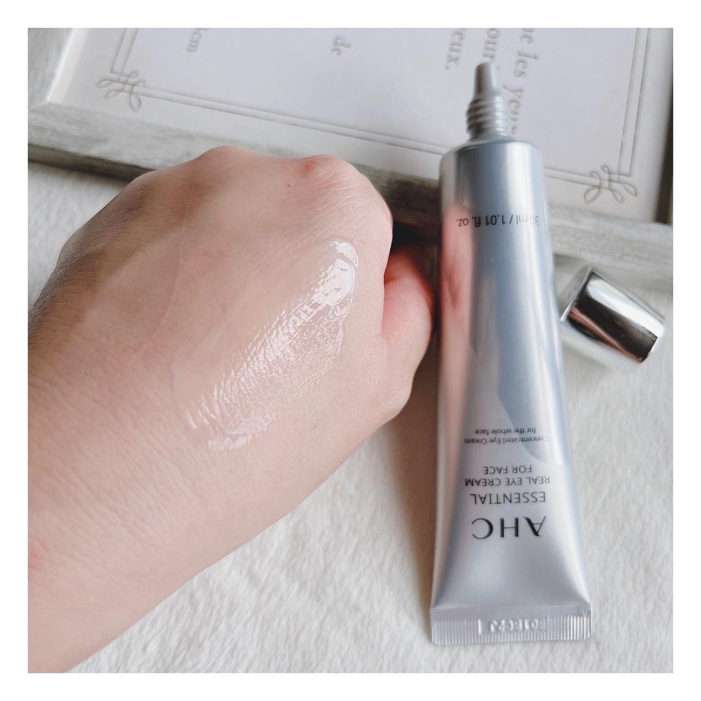 エッセンシャル リアル アイクリーム フォーフェイス/AHC/アイケア・アイクリームを使ったクチコミ(3枚目)