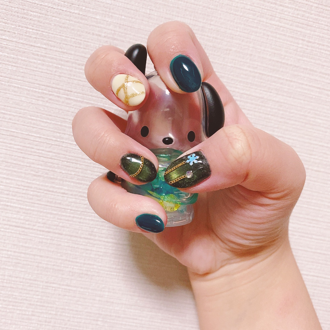 マグネットパウダー/セリア/ネイル用品を使ったクチコミ（2枚目）