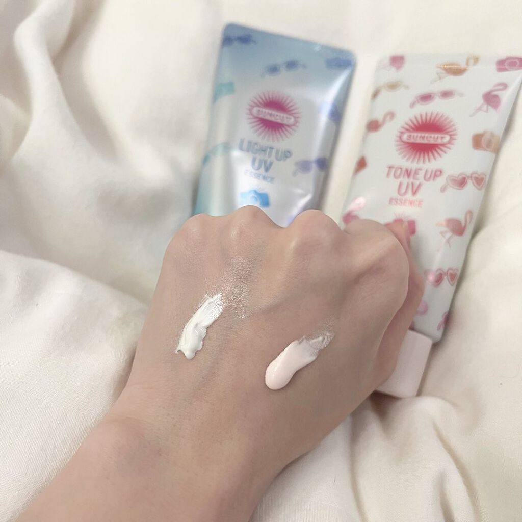 トーンアップUV エッセンス/サンカット®/日焼け止めローションを使ったクチコミ（3枚目）