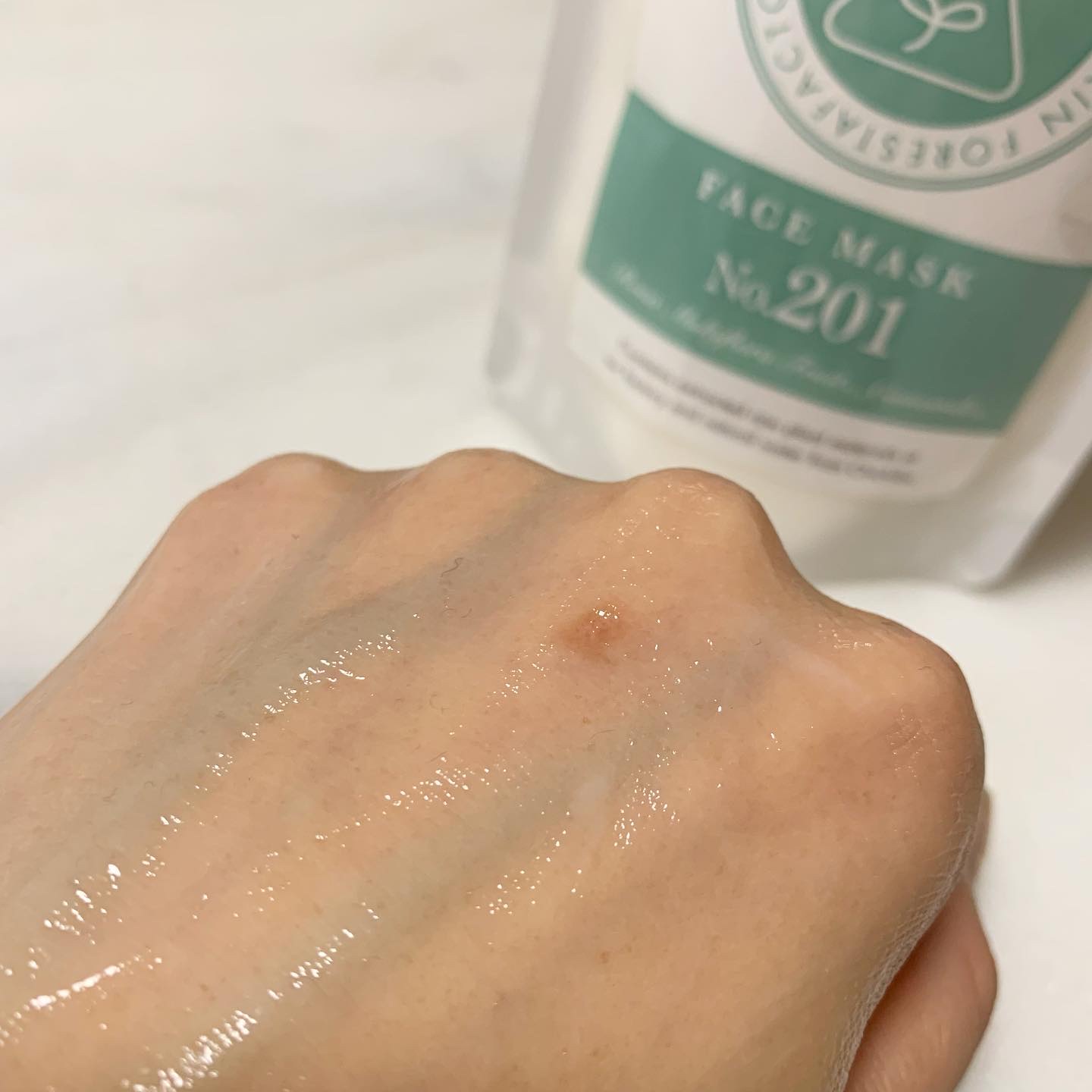 FACE MASK No.201/SKIN FORESTA FACTORY/フェイスクリームを使ったクチコミ（3枚目）