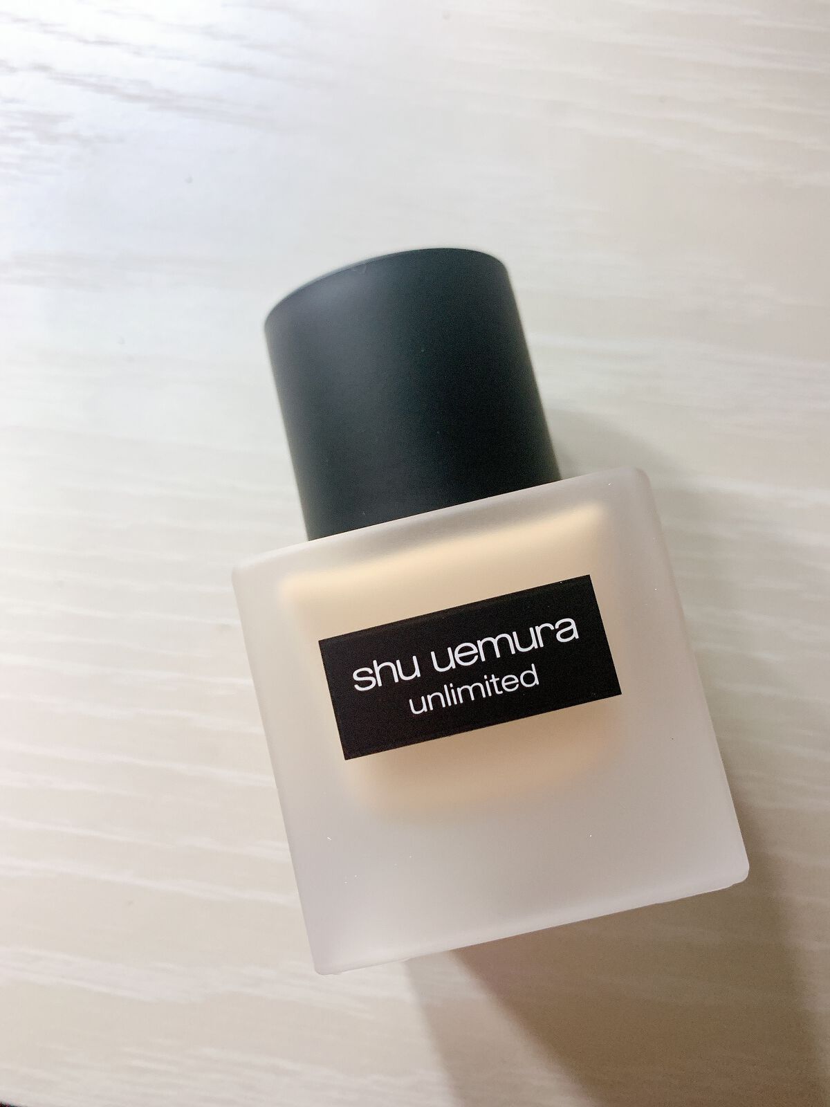(旧)アンリミテッド ラスティング フルイド/shu uemura/リキッドファンデーションを使ったクチコミ(1枚目)