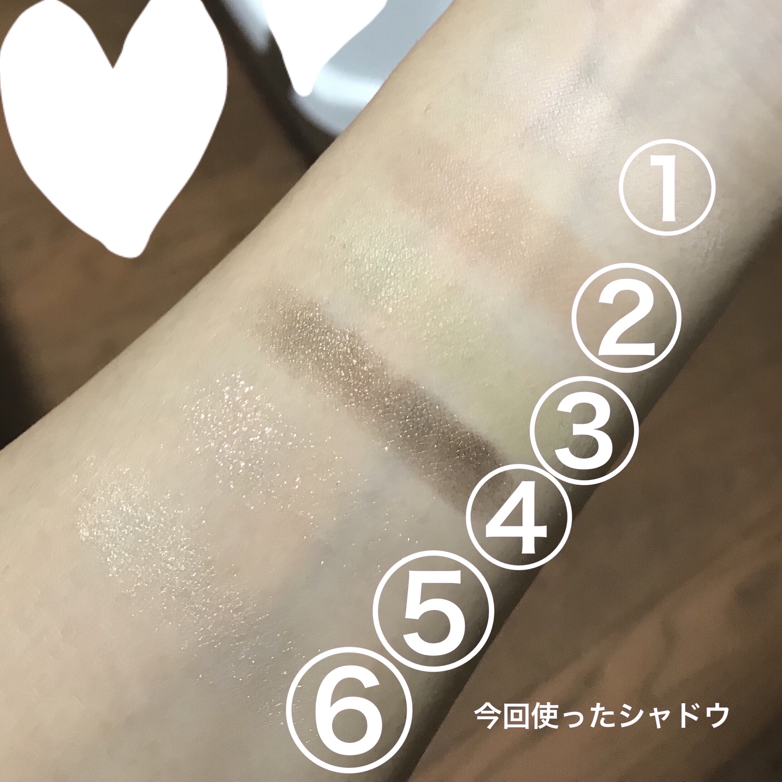 ソフトブラーリングアイパレット/wakemake/アイシャドウパレットを使ったクチコミ（3枚目）