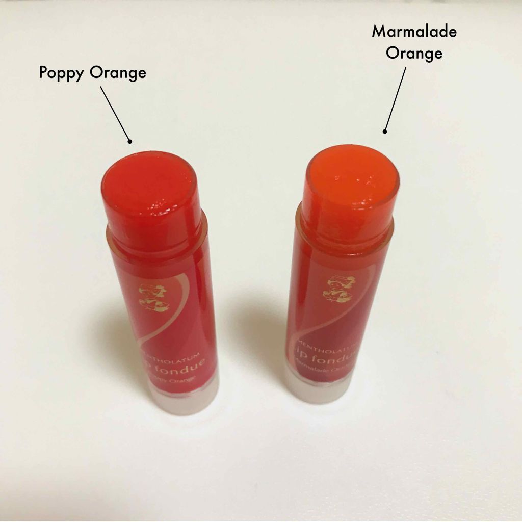 リップフォンデュ マーマレードオレンジ/メンソレータム/リップバームを使ったクチコミ（2枚目）