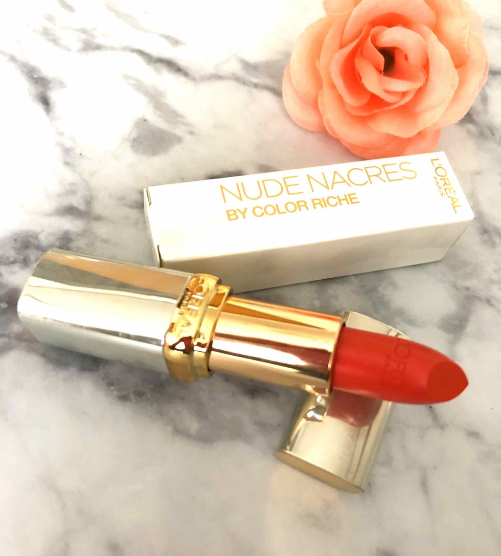 カラーリッシュ ルルージュ ヌードナクレ コレクション/ロレアル パリ/口紅を使ったクチコミ(1枚目)