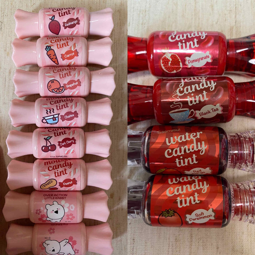 ジェリー キャンディー ティント/the SAEM/リップティントを使ったクチコミ（1枚目）