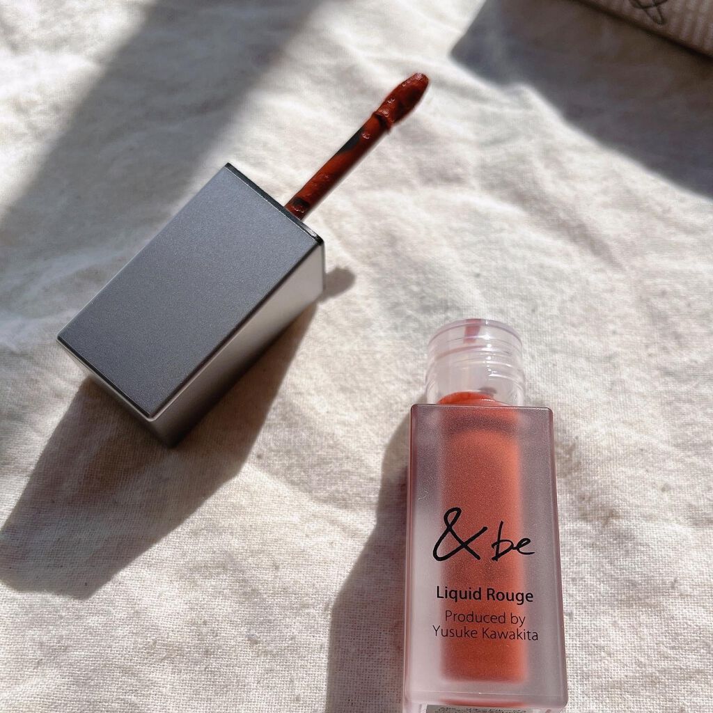 &be リキッドルージュ/&be/口紅を使ったクチコミ(4枚目)