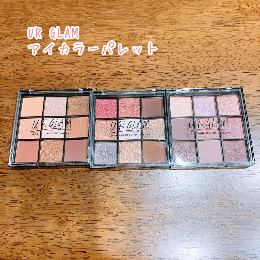 UR GLAM BLOOMING EYE COLOR PALETTE/U R GLAM/アイシャドウパレットを使ったクチコミ(1枚目)