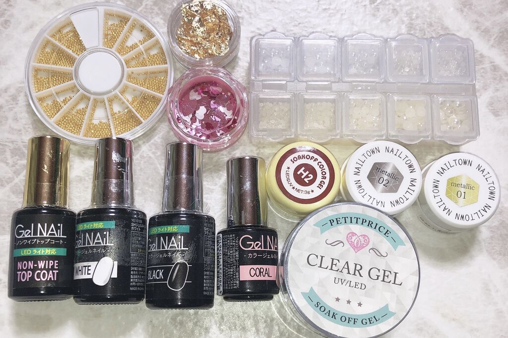 ジェルネイル（ライト対応）/セリア/ジェルネイルを使ったクチコミ（3枚目）