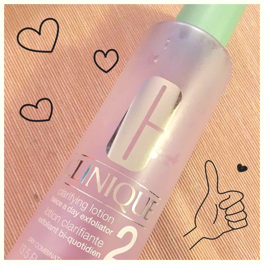 クラリファイング ローション 2/CLINIQUE/拭き取り化粧水を使ったクチコミ(1枚目)