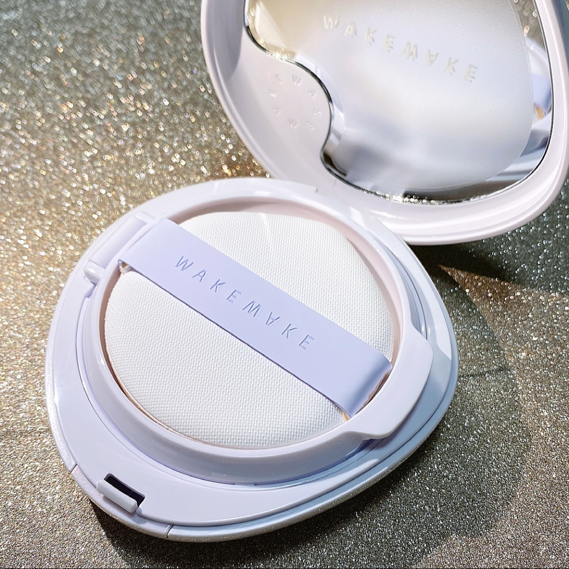 wakemake ウォーターグロウコーティングクッションのクチコミ「𝗪𝗔𝗞𝗘𝗠𝗔𝗞𝗘
WATER GLOW COATING CUSHION
SPF50+/PA++.....」（2枚目）