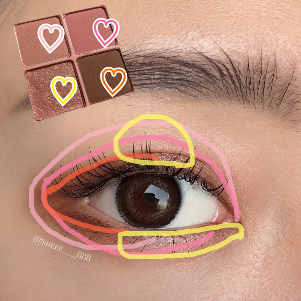 パーフェクトマルチアイズ/キャンメイク/アイシャドウパレットを使ったクチコミ(6枚目)