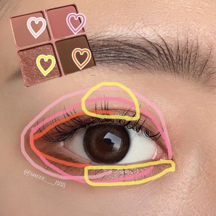 パーフェクトマルチアイズ/キャンメイク/アイシャドウパレットを使ったクチコミ(6枚目)