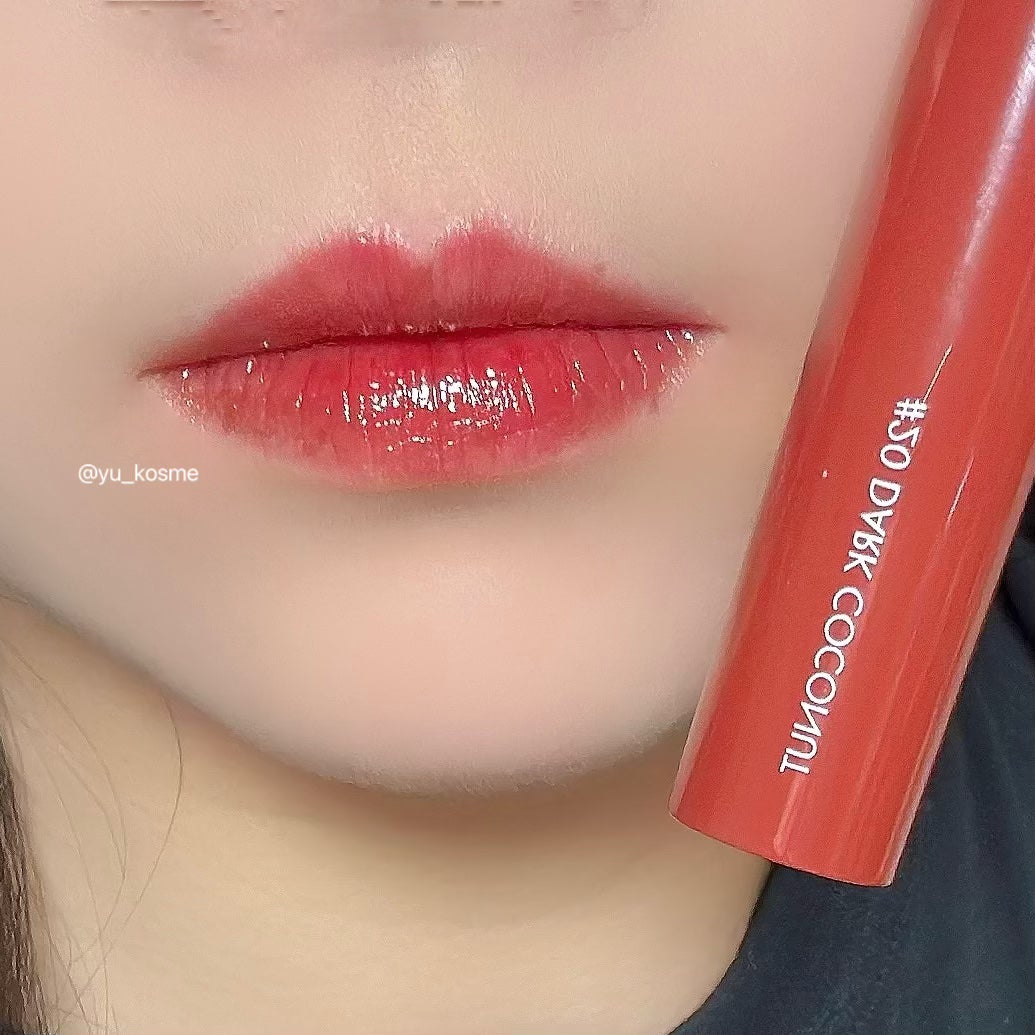 ジューシーラスティングティント/rom&nd/リップティントを使ったクチコミ(3枚目)