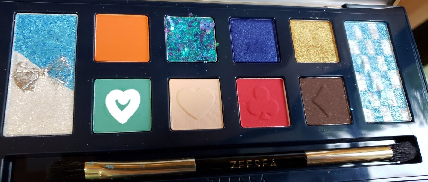 アリスドリームランドシリーズ 12色アイシャドウパレット(ZEESEA×大英博物館)/ZEESEA/アイシャドウパレットを使ったクチコミ(2枚目)