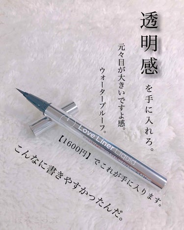 ラブ・ライナー リキッドアイライナーＲ３/ラブ・ライナー/リキッドアイライナーを使ったクチコミ（1枚目）