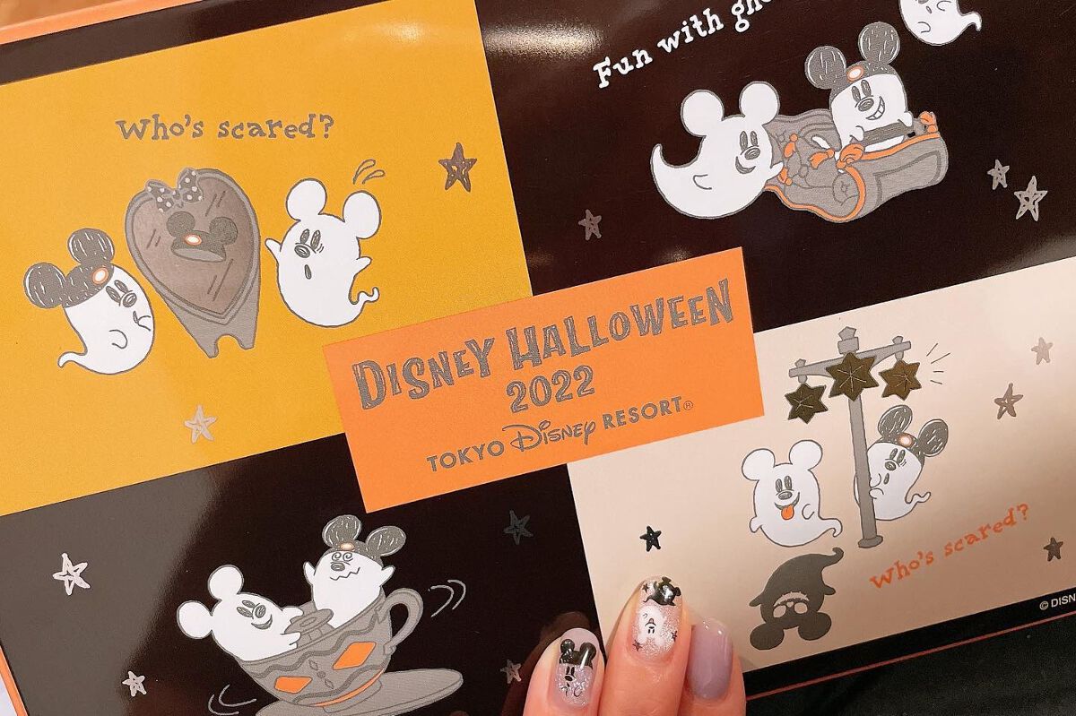 shino on LIPS 「はっぴーはろーうぃーん!自分のネイルはディズニーシーに行ったの..」(2枚目)