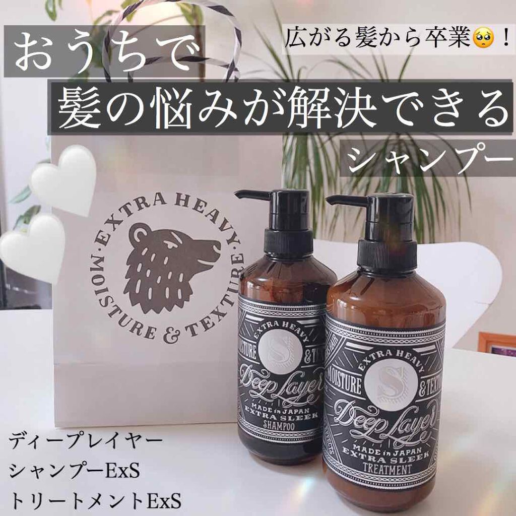 ディープレイヤー シャンプーExS(R) /トリートメントExS(R) /DeepLayer/サロンシャンプーを使ったクチコミ（1枚目）