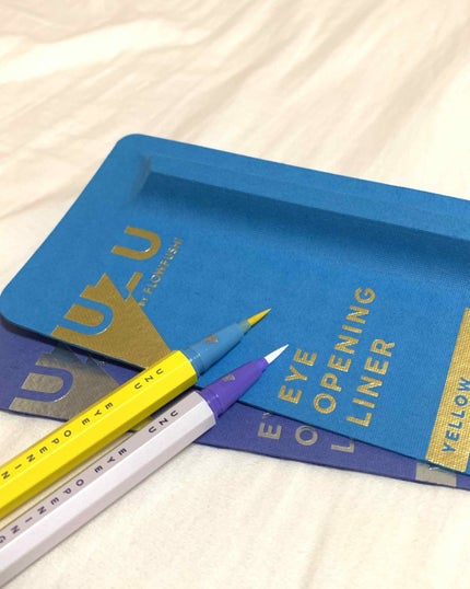 EYE OPENING LINER/UZU BY FLOWFUSHI/リキッドアイライナーを使ったクチコミ(1枚目)