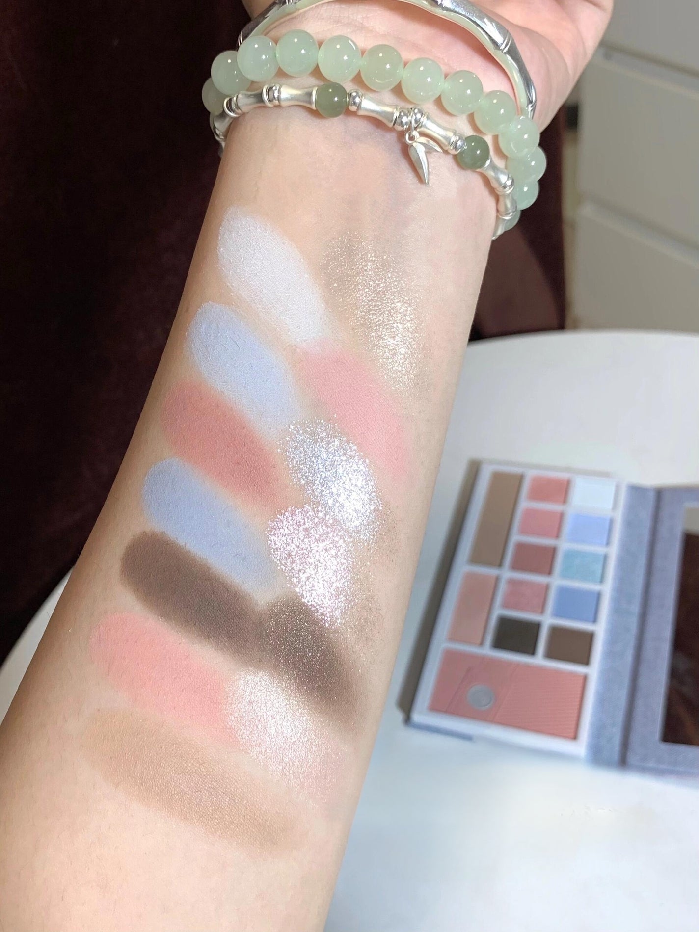 デザイナーアイズ&チークパレット/PERFECT DIARY/アイシャドウパレットを使ったクチコミ(6枚目)