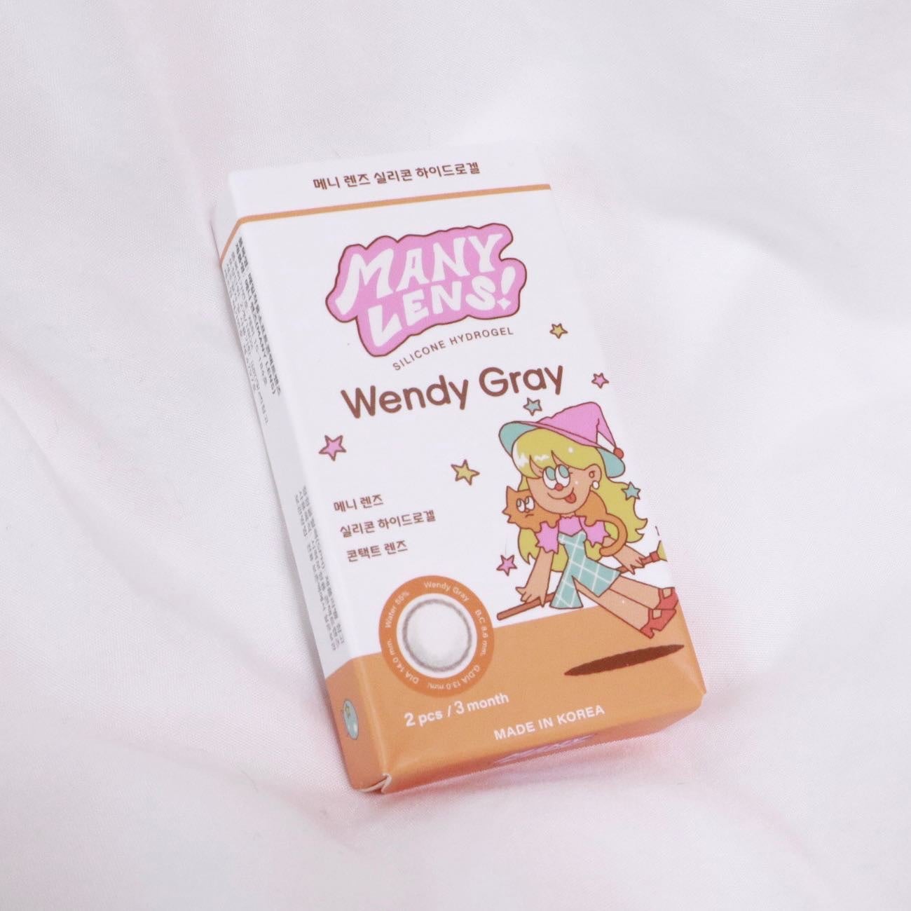 Wendy Gray/MANY LENS/カラーコンタクトレンズを使ったクチコミ(2枚目)