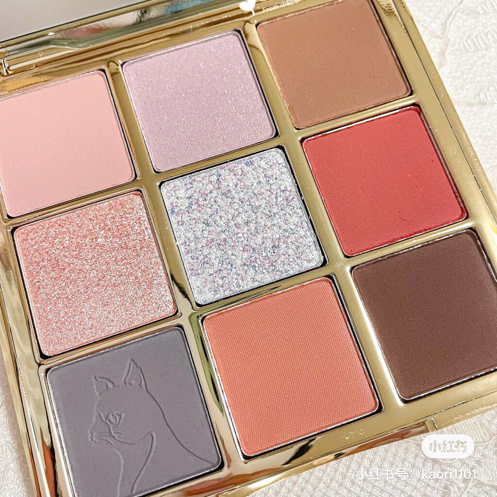 長相思シリーズ 9色アイシャドウパレット/CATKIN/アイシャドウパレットを使ったクチコミ(5枚目)