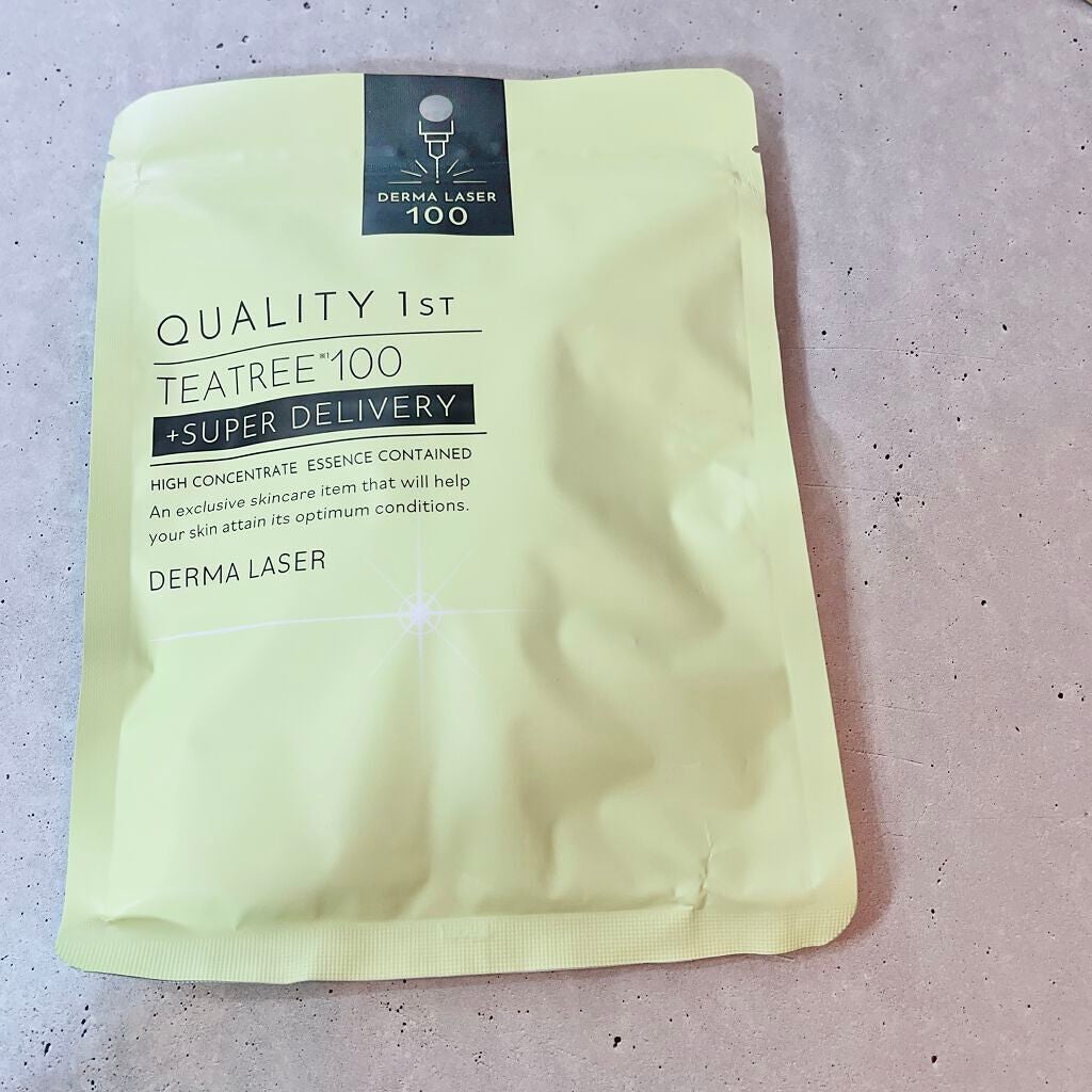 ダーマレーザー スーパーTEATREE100マスク/クオリティファースト/シートマスク・パックを使ったクチコミ(4枚目)