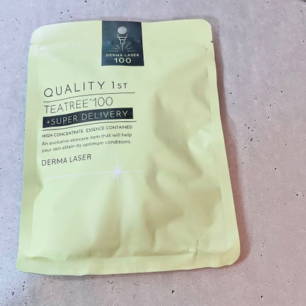 ダーマレーザー スーパーTEATREE100マスク/クオリティファースト/シートマスク・パックを使ったクチコミ(4枚目)