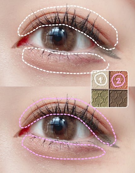 グロッシーリッチ アイズ N/Visée/アイシャドウパレットを使ったクチコミ(3枚目)